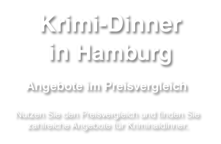 Krimidinner als Gutschein - Preise vergleichen